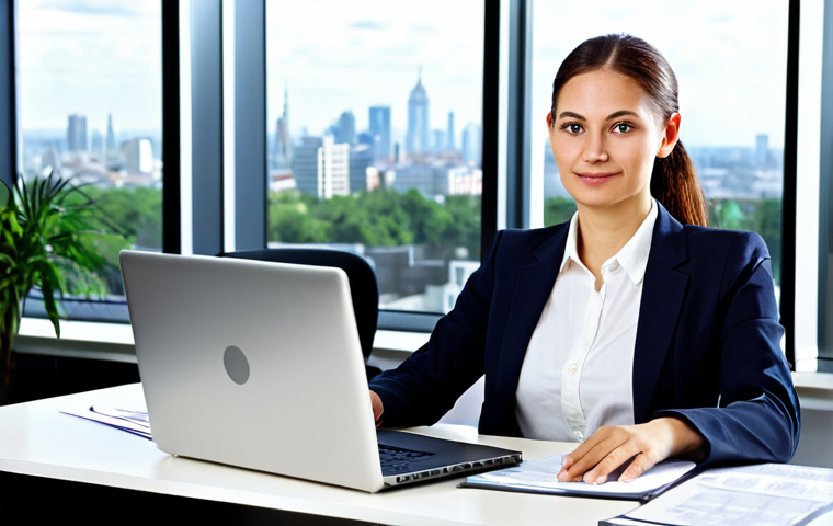 보험 상품 비교 앱 추천 - Professional Insurance Broker**

"A professional insurance broker in a modern office setting, fully ...
